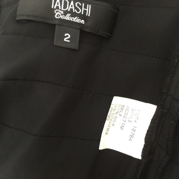 Tadashi Shoji Black Halter Midi Dress - Picture 7 of 7